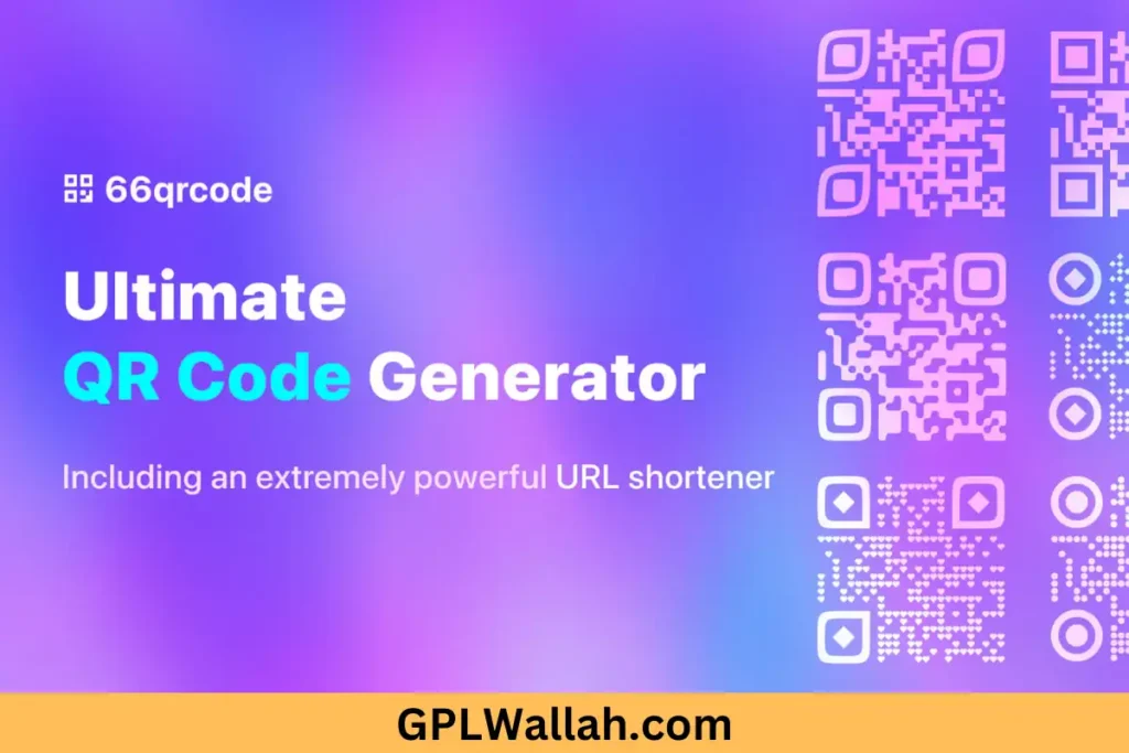 66qrcode - Ultimate QR Code Generator (SAAS)