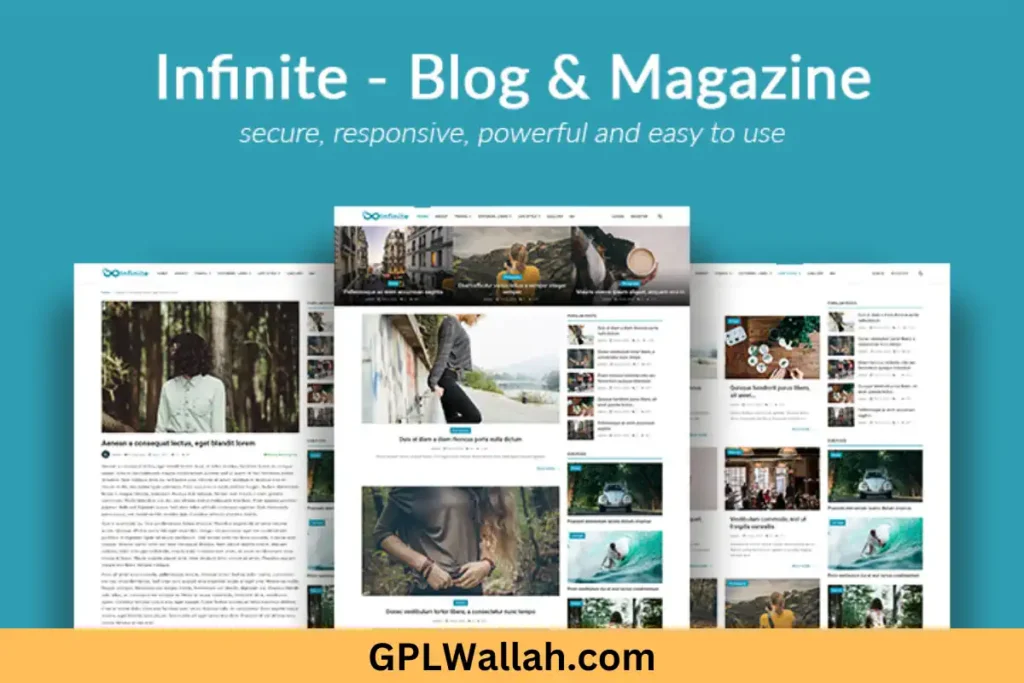 Infinite - Blog & Magazine Script Application