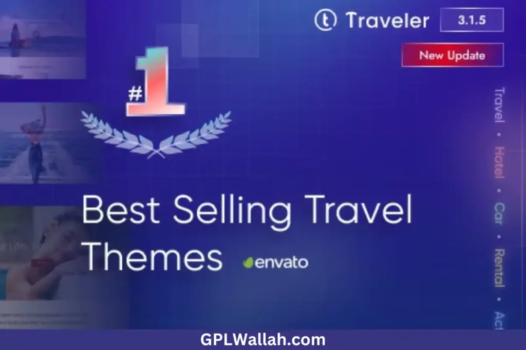 Free Download Traveler - Travel Booking WordPress Theme