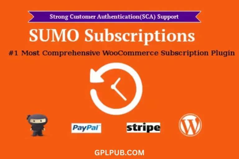 SUMO Subscriptions is a WooCommerce subscription plugin that simplifies product creation and management, available for free download under the GPL license.