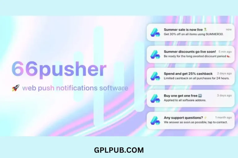 66pusher is a self-hosted platform with advanced features for managing and delivering web push notifications, Avilable for free download.