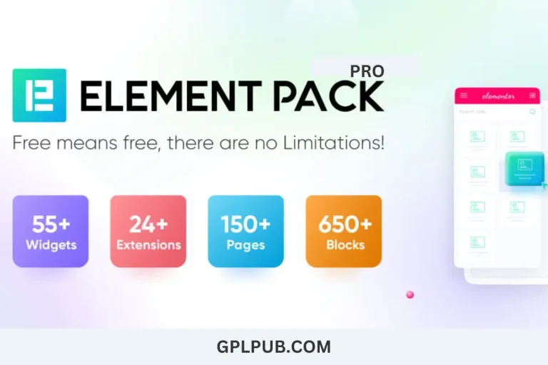 Element Pack Pro is a powerful addon for Elementor, offering a wide range of widgets, templates, and tools for creating visually appealing, functional websites for beginners and professionals.