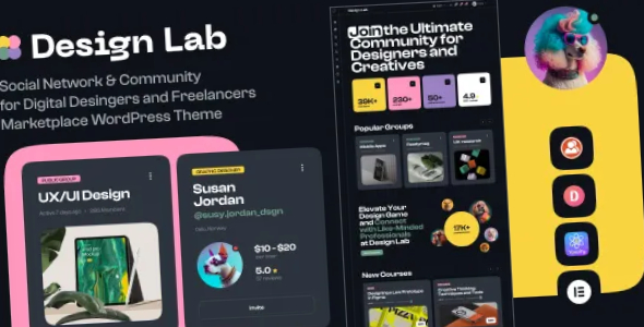 Design Lab Freelancers Community WordPress Theme 1 Design Lab Freelancers Community WordPress Theme