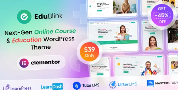 EduBlink Education Online Course WordPress Theme EduBlink Education & Online Course WordPress Theme