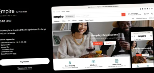 Empire Shopify Theme Empire Shopify Theme