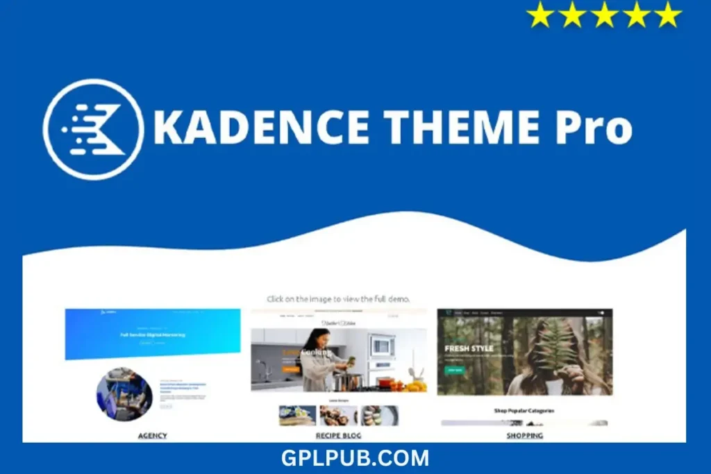 Kadence Theme Pro is a robust and adaptable WordPress theme that improves user experience, website performance, and visual appeal.