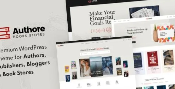 Authore WordPress Theme for Authors and Publishers Authore Theme