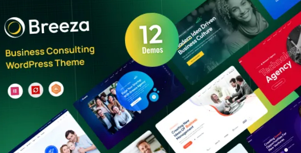 Breeza Business Consulting WordPress Theme Breeza Theme