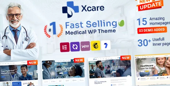 Xcare Medical and HealthCare WordPress Theme Xcare Theme