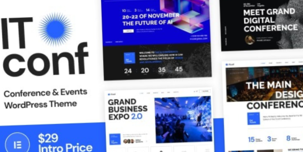 ITconf Conference & Events WordPress Theme