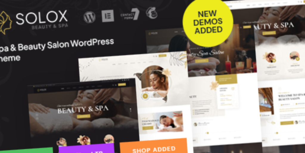 Solox Spa & Beauty WordPress Theme